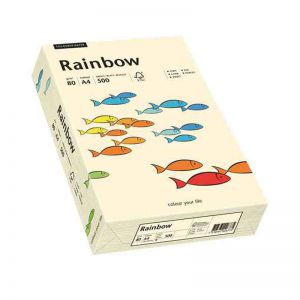 Papier ksero A4/500/80g Rainbow kremowy
